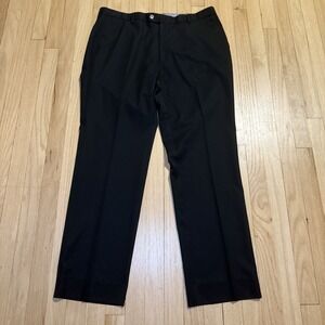 Peter Millar Pants Mens 38 Black Performance Chino Golf Stretch Outdoor‎ Preppy